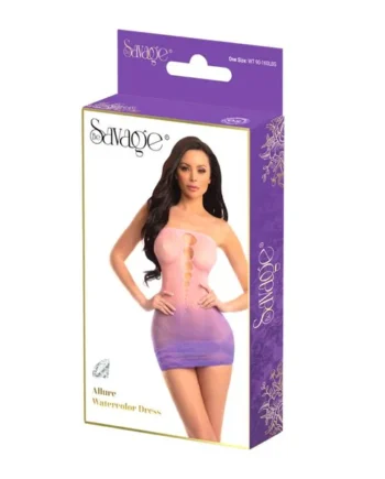 ALLURE OMBRE DRESS PINK/PURPLE