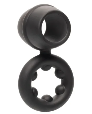 Alpha Liquid Silicone Dual Support Magnum Ring - Black