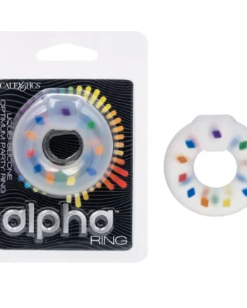 Alpha Liquid Silicone Optimum Party Cock Ring by Cal Exotics