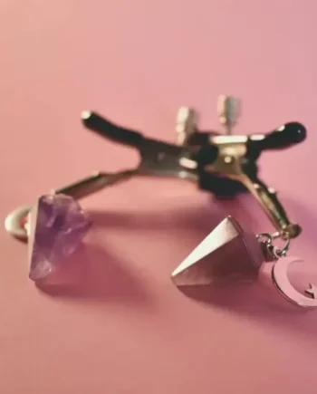 Amethyst Nipple Clamps