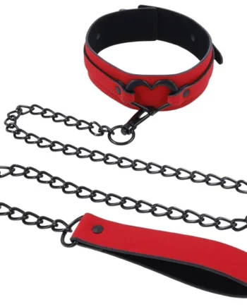 Amor Collar and Leash - Red