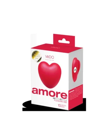Amore Rechargeable Pleasure Vibe - Red