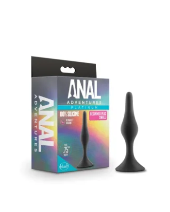 ANAL ADVENTURES BEGINNER ANAL PLUG SMALL BLACK