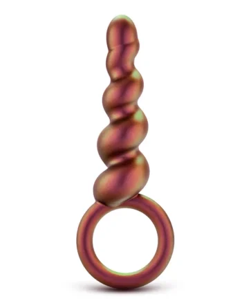 Anal Adventures Matrix - Spiral Loop Plug - Copper