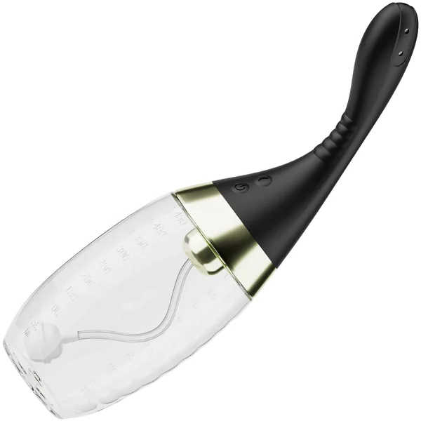 Anal Adventures Platinum Aqua Jet Premium Douche With Remote By Blush