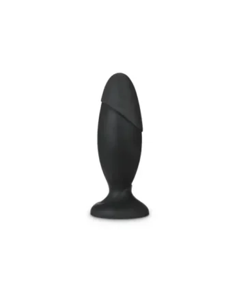 Anal Adventures Platinum Silicone Rocket Plug, Black