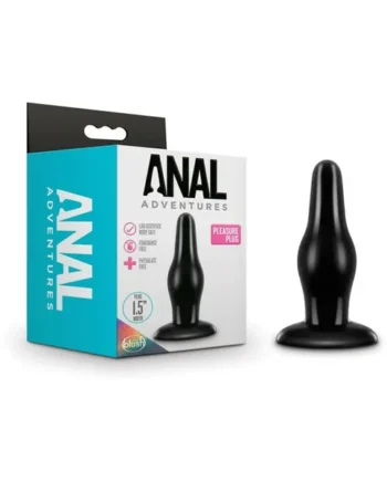 Anal Adventures Pleasure Plug Black