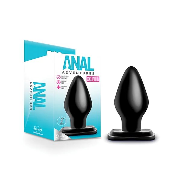 ANAL ADVENTURES XXL PLUG BLACK