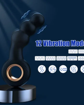 Anal Beads Prostate Massager - Handheld Vibrating Dildo G Spot Anal Vibrator