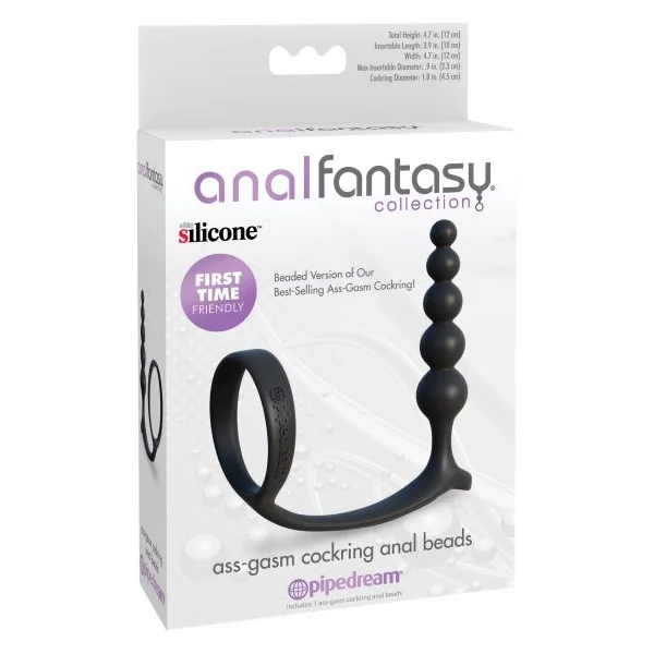 ANAL FANTASY ASS-GASM COCKRING ANAL BEADS