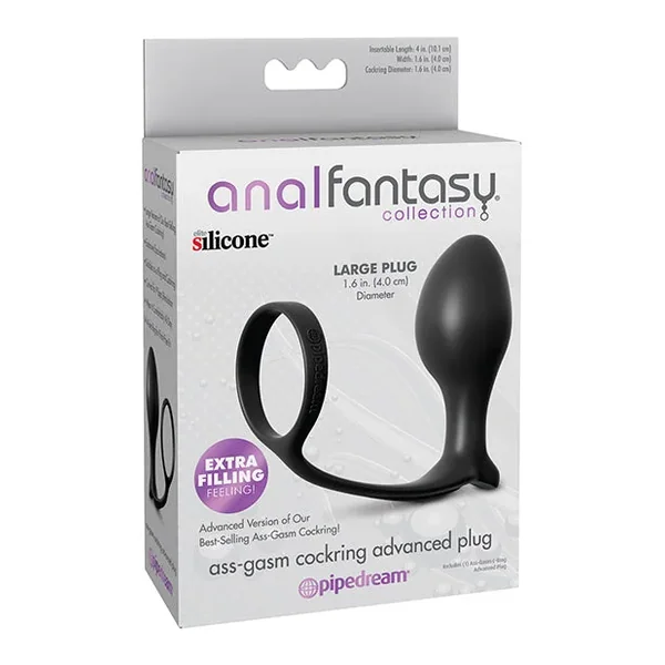 Anal Fantasy Collection Ass Gasm Advanced Plug w/Cockring