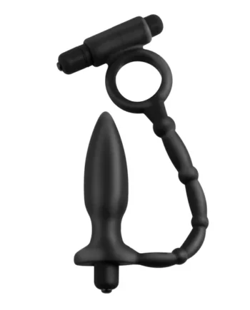 Anal Fantasy Collection Ass Kicker With Cockring - Black