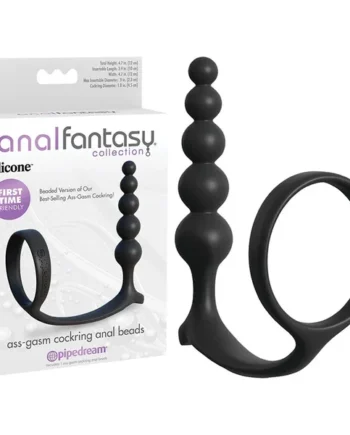 Anal Fantasy Collection Ass-Gasm Cockring Anal Beads-(pd4696-23)