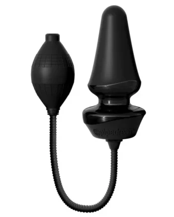 Anal Fantasy Elite Inflatable Silicone Anal Plug 5in – Black