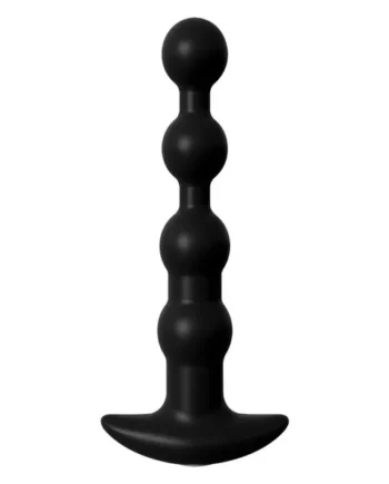 Anal Fantasy Elite Silicone Rechargeable Anal Beads – Black
