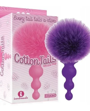 Anal - Icon Brands - Beaded Bunny Tail Cottontails