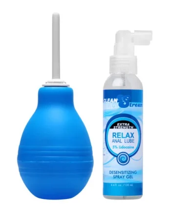 Anal Lube and Enema Bulb Kit