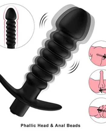 Anal Vibrator Stimulator Butt Plug Wand Massager