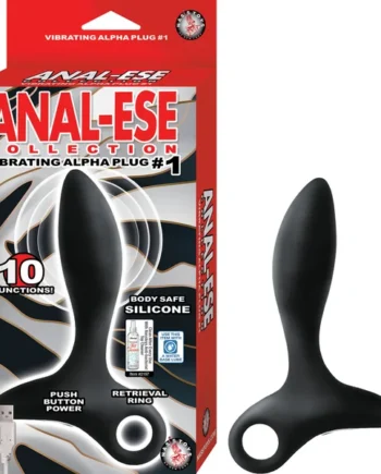 ANAL-ESE COLLECTION VIBRATING ALPHA PLUG #1