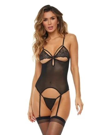 ANOTHER ROUND 2 PCS SET BLACK M/L