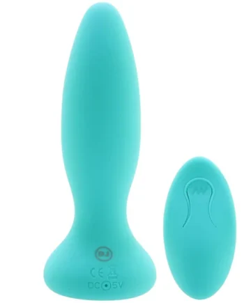 A-Play Experienced Thrust Remote Butt Plug in Teal