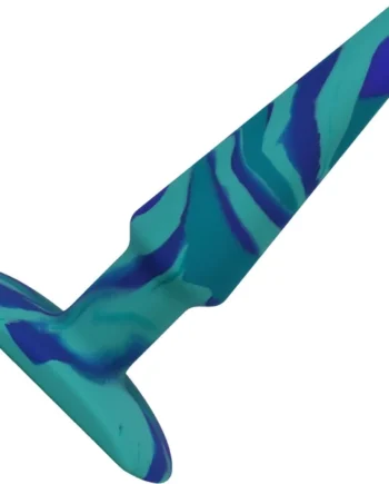 A-Play Groovy Silicone 5" Anal Plug By Doc Johnson - Ocean