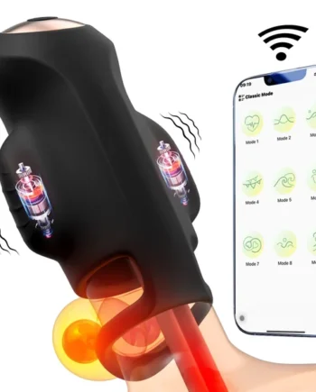 APP Control Male Trainer with Double Vibration & Locking Ring