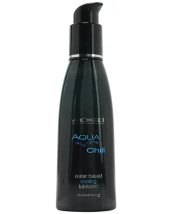Aqua Chill Cooling Water Based Lube in 4oz/120ml
