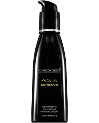 Aqua Sensitive Hypoallergenic Water Based Lubricant - 8 Fl. Oz.