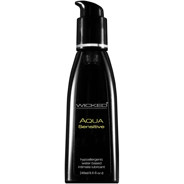 Aqua Sensitive Hypoallergenic Water Based Lubricant - 8 Fl. Oz.