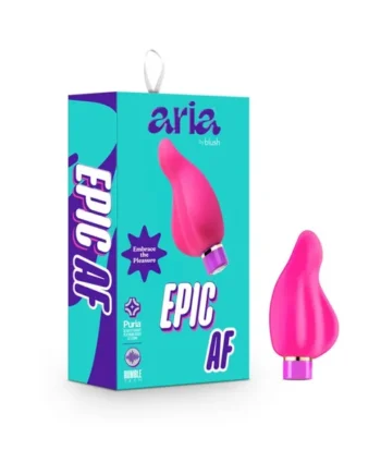 Aria Epic AF Rechargeable Silicone Mini Vibrator Fuchsia