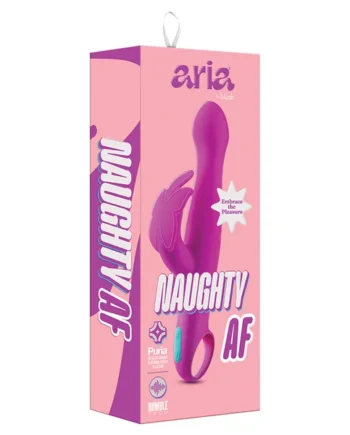 Aria Naughty AF G-Spot Plum 7.25-Inch Vibrator