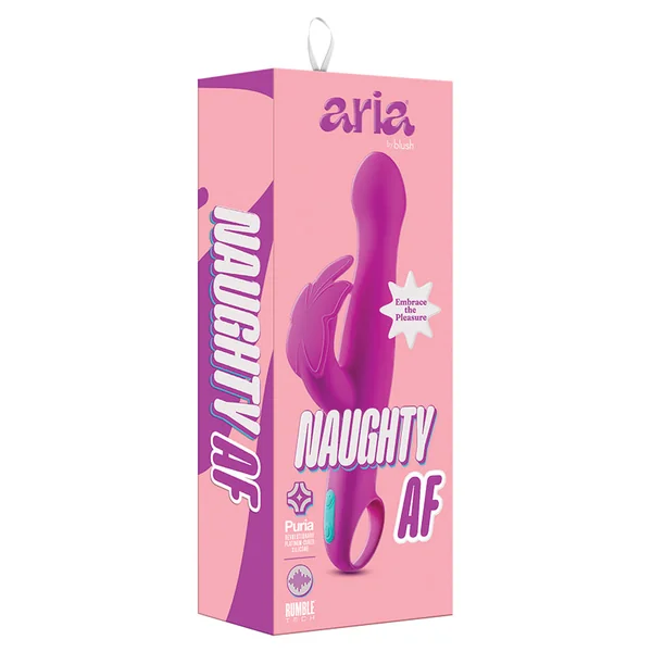 Aria Naughty AF G-Spot Plum 7.25-Inch Vibrator