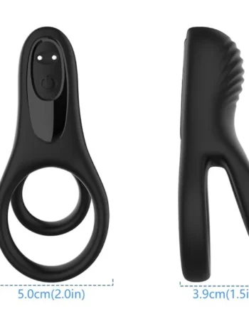 ARMONY - DOUBLE RING VIBRATOR BLACK