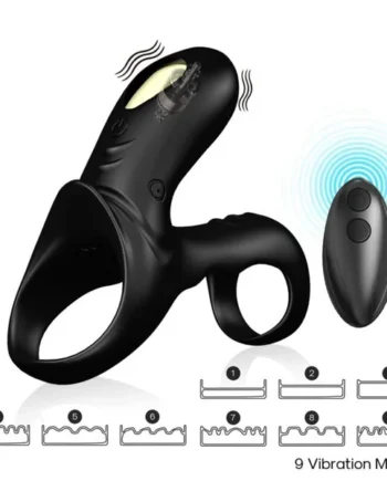 ARMONY - RANGER DOUBLE VIBRATOR RING FOR COUPLES BLACK