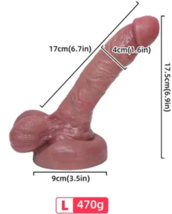 ARMONY - REALISTIC LIQUID SILICONE DILDO 17 CM