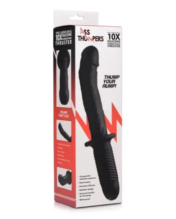 Ass Thumpers The Large Real 10x Silicone Vibrating Thruster
