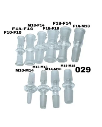 Assorted Glass On Glass Adapters
