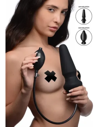 Ass-pand Large Inflatable Silicone Anal Plug