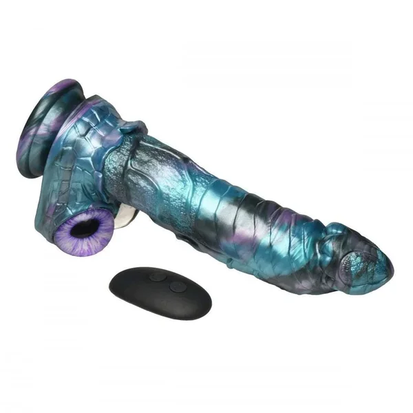 Astro 8.7 Inch Thrusting & Vibrating Fantasy Dildo w/ Suction Cup