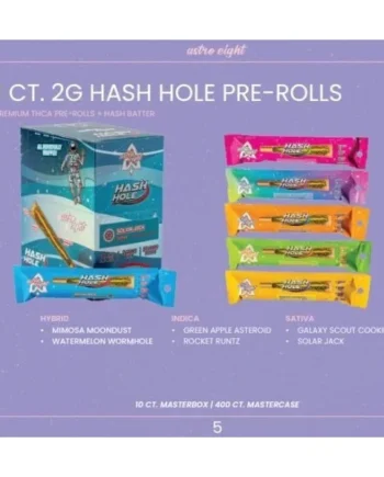 Astro Eight Hashhole 2g Pre-Rolls 20ct Mimosa Moondust