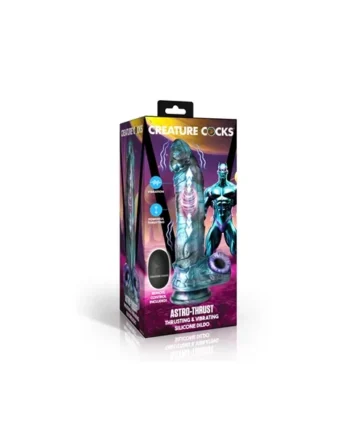 Astro-Thrust Thrusting & Vibrating Silicone Dildo