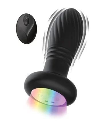 Atomic Thrusting Light-Up Twister Plug With Remote Control