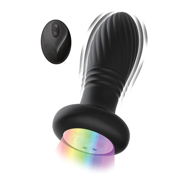 Atomic Thrusting Light-Up Twister Plug With Remote Control
