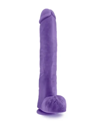 Au Naturel - Bold - Daddy - 14 Inch Dildo - Purple