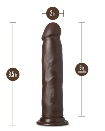 AU NATUREL JACKSON 9IN DONG CHOCOLATE