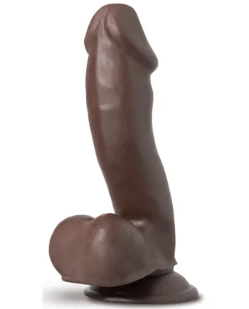 Au Naturel - Troy - 6 Inch Dildo - Chocolate