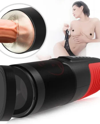 Auto Rotation 10 Sounds Vaginal Suction Cup Rechargeable Male Masturbator