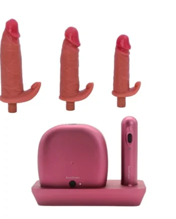 Auto Thrusting Vibration dildo Sex Machine Set With Storage Box