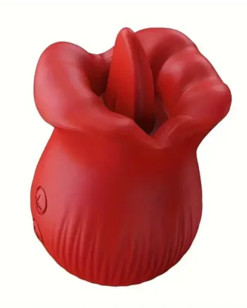 Auto Vibrating Licking Rose Toy Big Mouth Masturbator Vibrator Sex Toy